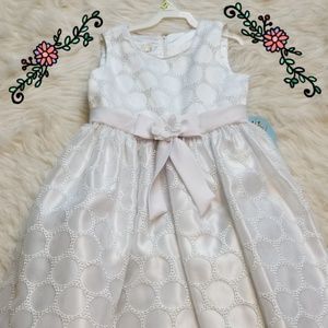 American Princess Big Girls White Dress Size 10